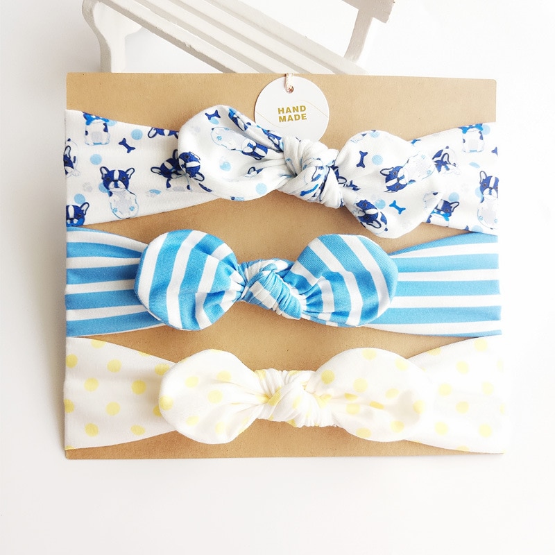 Baby Hair Bows Headband 3PC Set